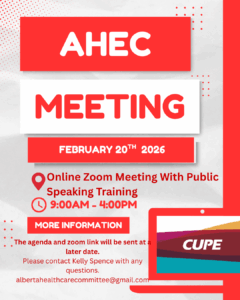 AHEC Meeting @ Online via Zoom